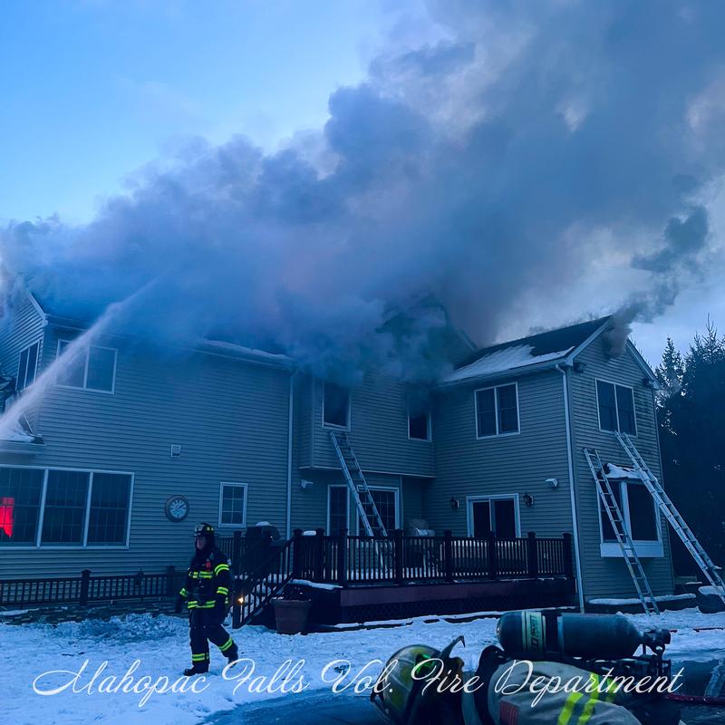 Mutual Aid Assistance Somers Structure Fire Mahopac Falls Volunteer
